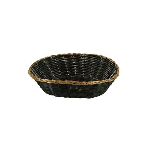 New Black Plastic Basket, Tabletop 2.25&#034;H X 9.25&#034;W X 7&#034;L Thunder Group