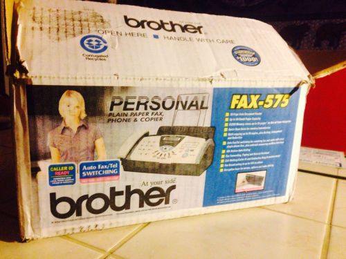 Brand new Brother FAX-575 Plain Paper Thermal Copier Fax