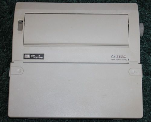 Smith Corona Electric Typewriter DX3600 Spell Right Dictionary