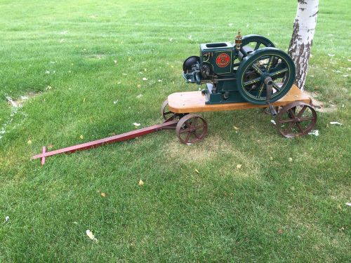 1 1/2 HP Fuller and Johnson Antique Stationary Gas Hit And Miss Engine