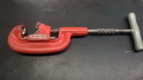 Ridgid Heavy Duty Pipe/Tubing Cutter Size 1/8&#034; - 2&#034; Model No 2A Excellent