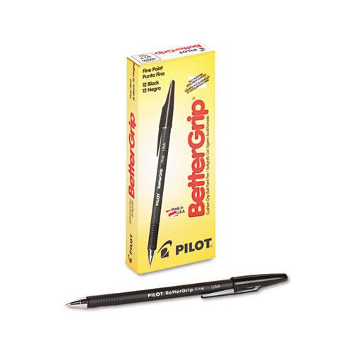 BetterGrip Stick Ballpoint Pen, Black Barrel/Ink, Medium Point, 0.70 mm