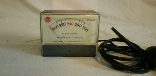 RCA WV-503A  Power Line Monitor 200V - 280V volt