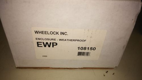 WHEELOCK EWP  NEW IN BOX WEATHERPROOF ENCLOSURE SEE PICS #A80