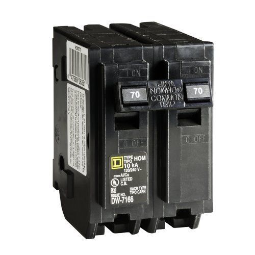 Your one source hom270cp 70a 2p plug-on circuit breaker new for sale