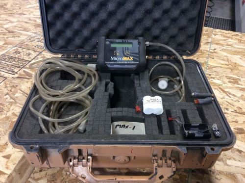 MICRO MAX LUMIDOR WITH MANUAL GAS MONITOR SOLD AS IS  PELICAN CASE