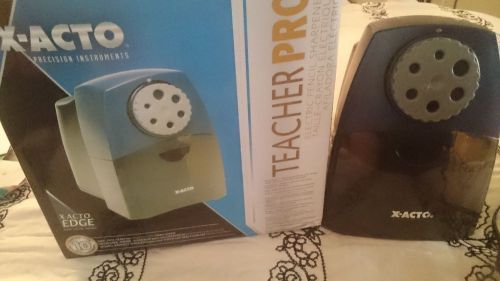 Work X-ACTO Teacher Pro Electric Pencil Sharpener - In Original Box ~ Model 1675