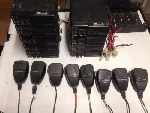 Lot of NINE Ericsson GE VHF Mobile Two Way Radios 344A4210P2