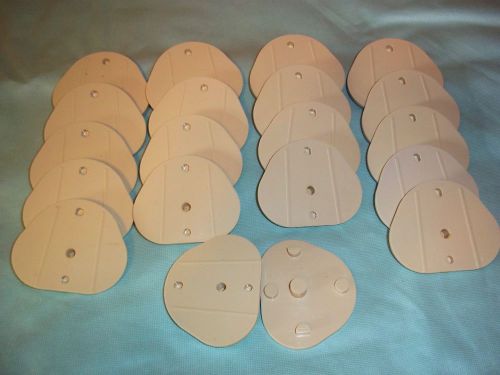 Denar/Whip Mix Disposable Dental Mounting Plates Set of 20 Articulator