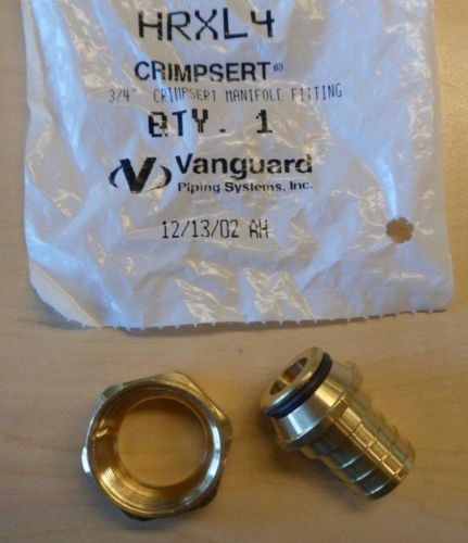 Lot of 25 - Pex HRH Crimpsert x Manifold Fitting, 3/4&#034; - HRXL4