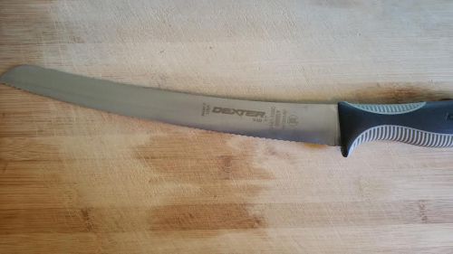 10-inch curved bread knife #v147-10sc. v-lo by dexter russell. nsf rated for sale