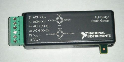 National instruments ni scc-sg04 module, 2-ch full bridge with 2.5v excitation for sale