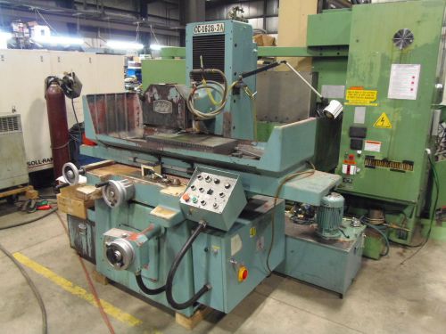 Cci 16x28 auto down, hydraulic table coolant mag chuck with demag, year 1990 for sale