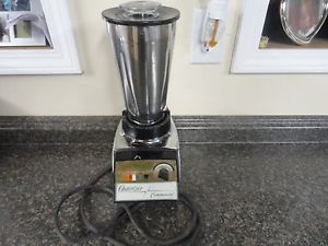 VINTAGE OSTERIZER 352 61J COMMERCIAL BLENDER CHROME STAINLESS DRINK MIXER NO LID