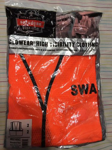 Glowear High Visibility Clothing SWA  # 8216SC Public Safety Vest Sise L/XL