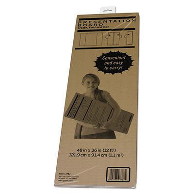 Spotlight Corrugated Presentation Display Board, White, 48 x 36, Sold as 1 Each