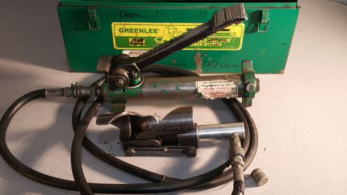 Greenlee 800 Hydraulic Cable Bender + Hand &amp; Foot Pump    94354
