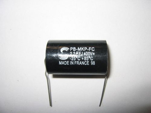 Solen pb-mkp-fc 2.2uf 400v 2.2mfd mkp non-polar audio capacitor   #g920 xh for sale