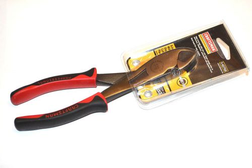 Craftsman professional red &amp; black handle 8&#034; bent jaw diagonal pliers wl142.2 for sale