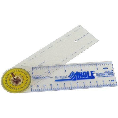 Adjustable Protractor Angle Tool Carpentry Work Home Repairs Measure New