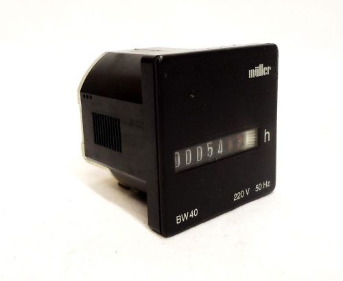 MULLER BW40  220VAC /HOURS COUNTER /NON-RESET