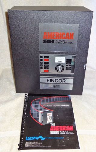 American series ac motor speed control fincor 5hp 7.5 amps 6.0 kva nema type 1 for sale