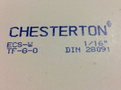 LOT of 5 New Chesterton ECS-W PTFE Sheet Gasket 1/16&#034;x12&#034;x12&#034; FREE PRIORITY SHIP