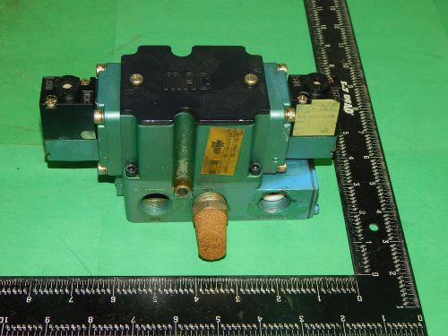 Mac Valves 6521B-211-PM-111DA Solenoid Valve W/(2) PME-111DA-BE Pilot Valves