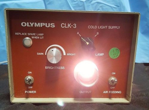 olympus clk-3  HALOGEN LIGHT SOURCE WITH BOTTLE