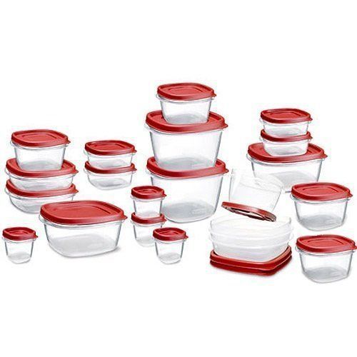 Rubbermaid easy find lid food storage container, 42-piece set for sale