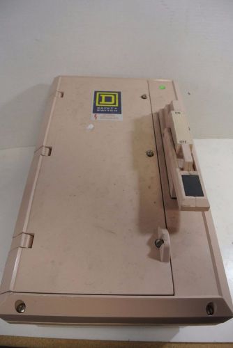 Square D 30 Amp 600 Volt Safety Switch Single Throw Fusible Cat: H361DX