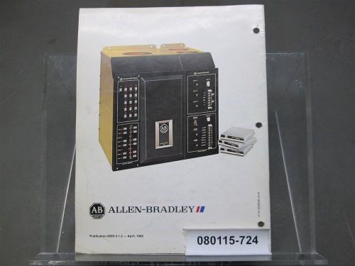 Allen Bradley Series 8200 CNC Product Specificatin Manual 5 Axis Mill 8200-2 1.3