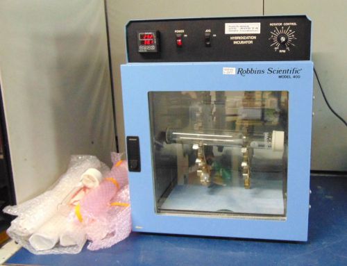 Robbins Scientific Model 400 Hybridization Incubator Powers On*Heats*Turns S1977
