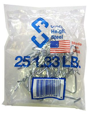 CHICAGO HEIGHTS STEEL T-Post Fence Clips, 25-Pk.