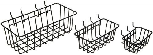 Set of 3 Dorman Hardware 4-9845 Peggable Organizer Durable Wire Baskets Set