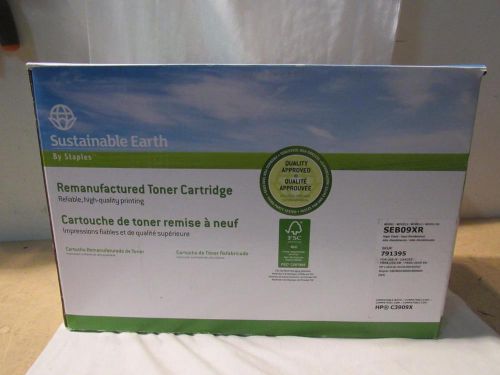 SustainableEarth SEB09XR C3909X Black Toner Cartridge for HP Laserjet 5si series