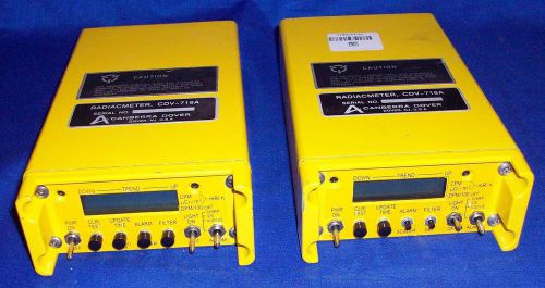 Canberra Dover CDV-718A Radiation Survey Meters, Lot of 2, Parts or Repair
