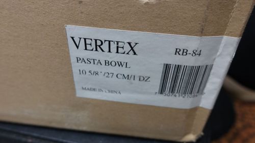 VERTEX RUBICON RB-84 18OZ  FINE CHINA PASTA BOWL CASE OF 12 NEW CLEARANCE PRICE!