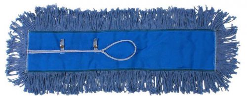 Continental C058024 Back Sewn Conventional Dust Mop 24&#034; x 5&#034; Blue Polyester Doz