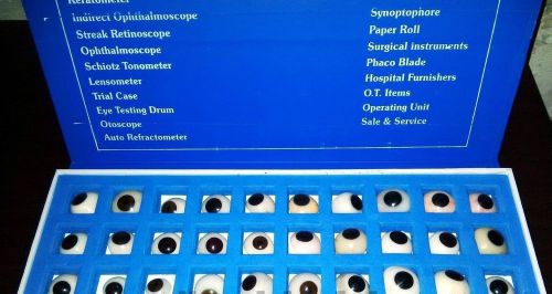 Super Quality Artificial Eyes-50 Pieces Prosthetic Eyes Set free shipping world