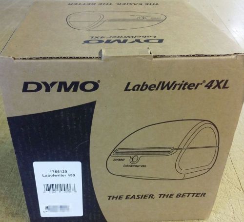 New! dymo labelwriter 450 4xl wide format label printer 1755120 +labels! highdef for sale