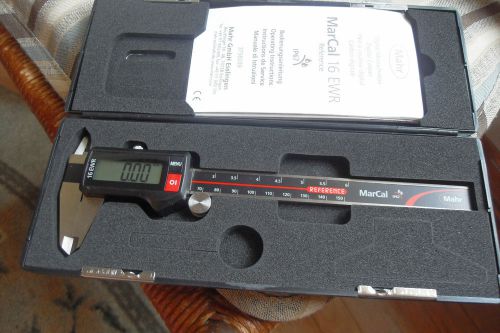 Marcal 6&#034; 150mm &#034;l&#034; govt. roller type digital caliper/hard padded case &amp; info248 for sale
