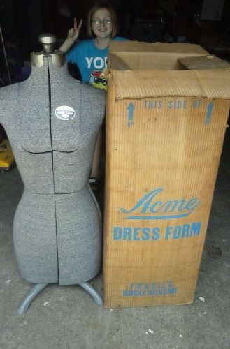 Acme adjustable dress form size A n.o.s with box