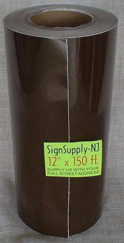 12&#034; x 50 yd brown gloss sign vinyl for cutter plotter graphics crafts new for sale