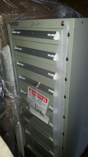 (1) one new unused 9 drawer vidmar tool storage cabinet heavy duty for sale