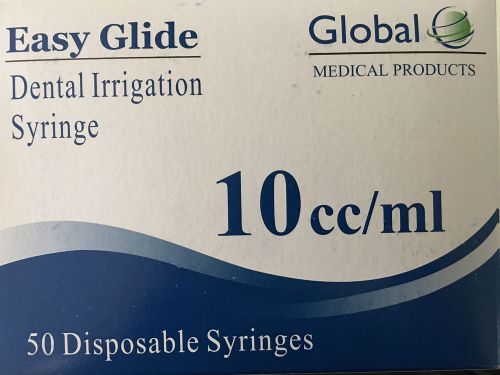 50 --Easy Glide Curved 1012 Tip Syringes 10 Cc ,50pcs Sterile Blister Packs 10ML