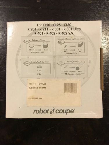 Robot Coupe Julienne 4x4 MM. New In Box.
