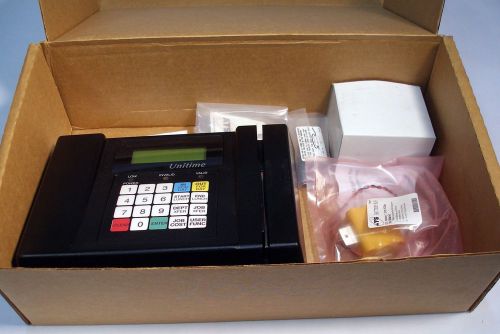 NEW Unitime Accu-Time Model 2000 Timeclock with Accessories