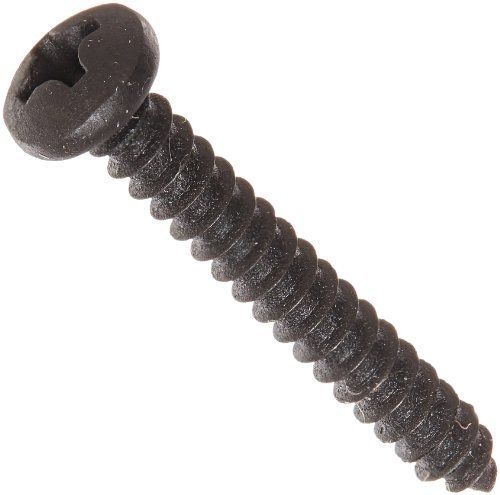 Small parts steel sheet metal screw, black oxide finish,  pan head, phillips for sale