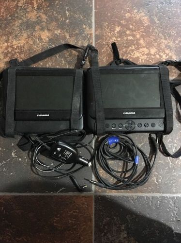 Sylvania Portable DVD Player with 2 TVS